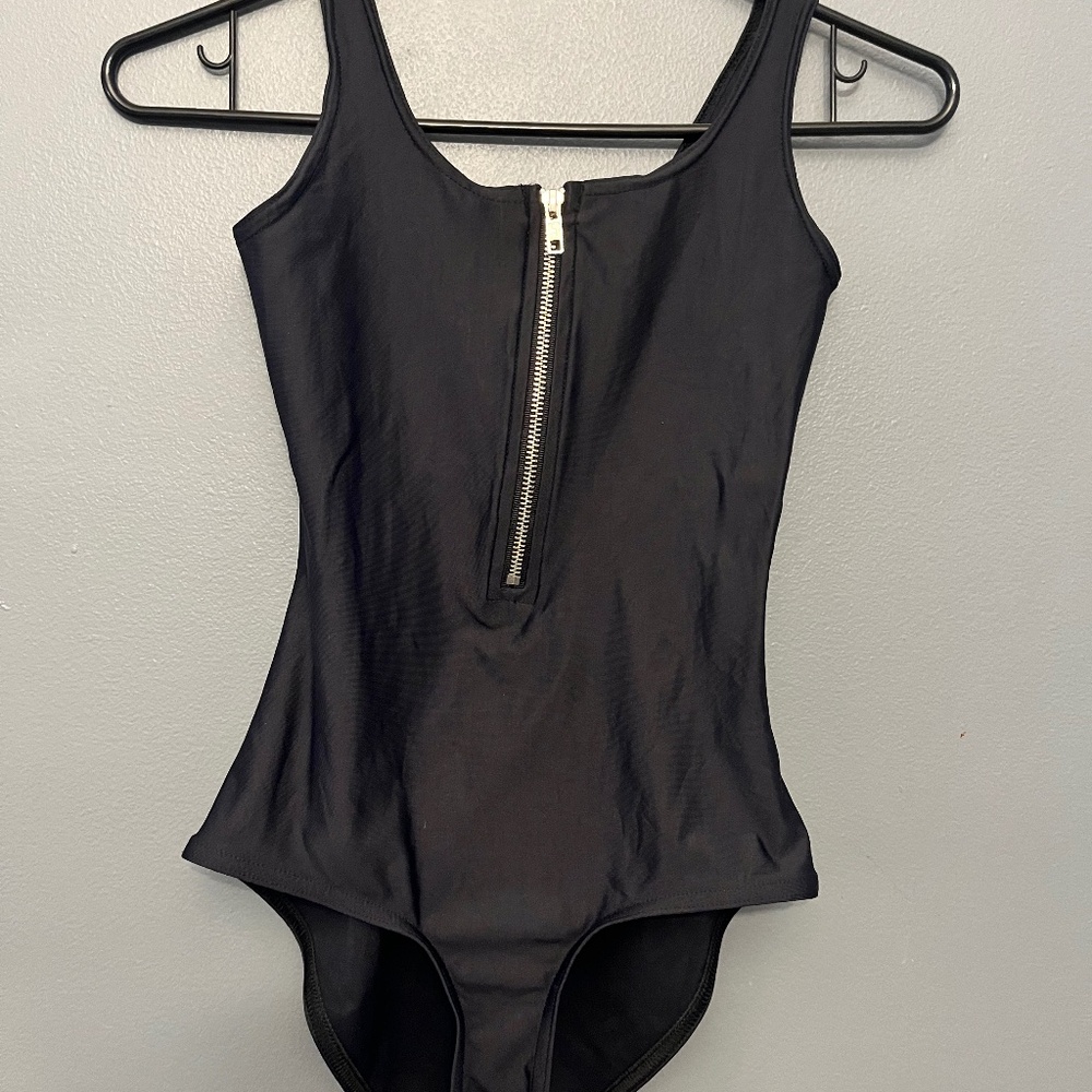 Blackmilk Matte Zip Suit - Small